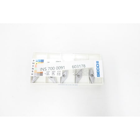 Seco Carbide Insert Pack of 5 VNMG160412-MF2 TP1501